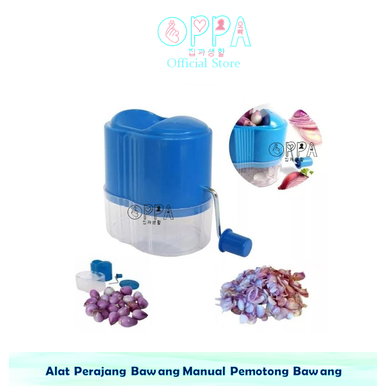 OPPA - Alat Perajang Bawang Manual Pemotong Bawang Merah Onion Slicer Praktis