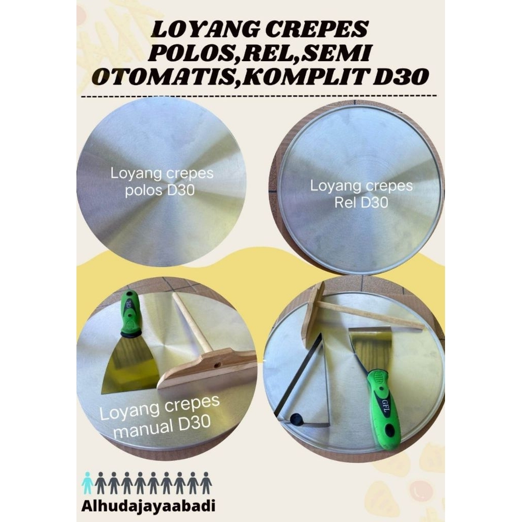 loyang crepes D30