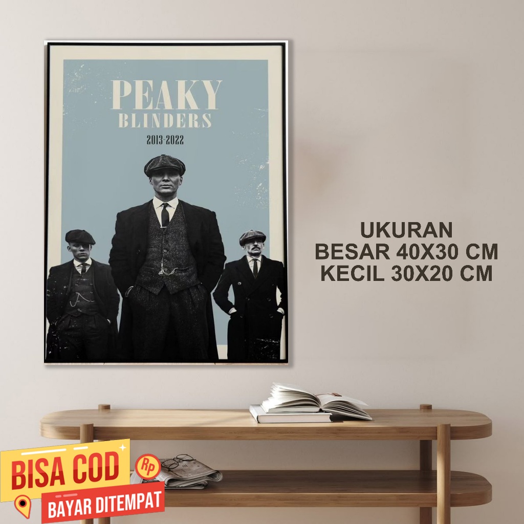 Hiasan Dinding poster Film Minimalis Marvel Netflix Aesthetic - Black Panther Godfather Peaky Blinde