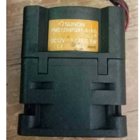 Kipas dual fan sunon PMD1204POB1 4cm tebal 5cm 12v 0.49A Normal
