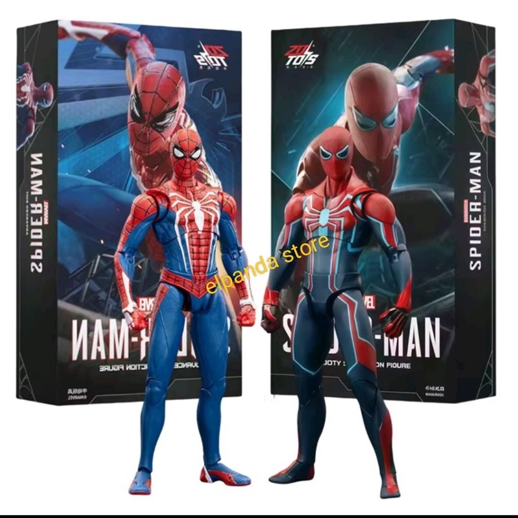 Zd Toys Spiderman ps4 Advanced Suit Ironspider Velocity Suit Original Original Figure