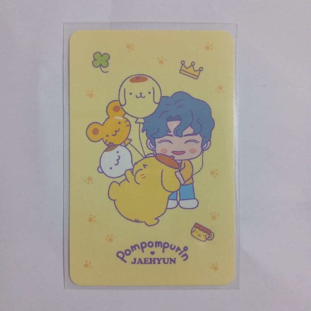 OFFICIAL NCT X SANRIO TRADING CARD JAEHYUN POMPOMPURIN PC PHOTOCARD