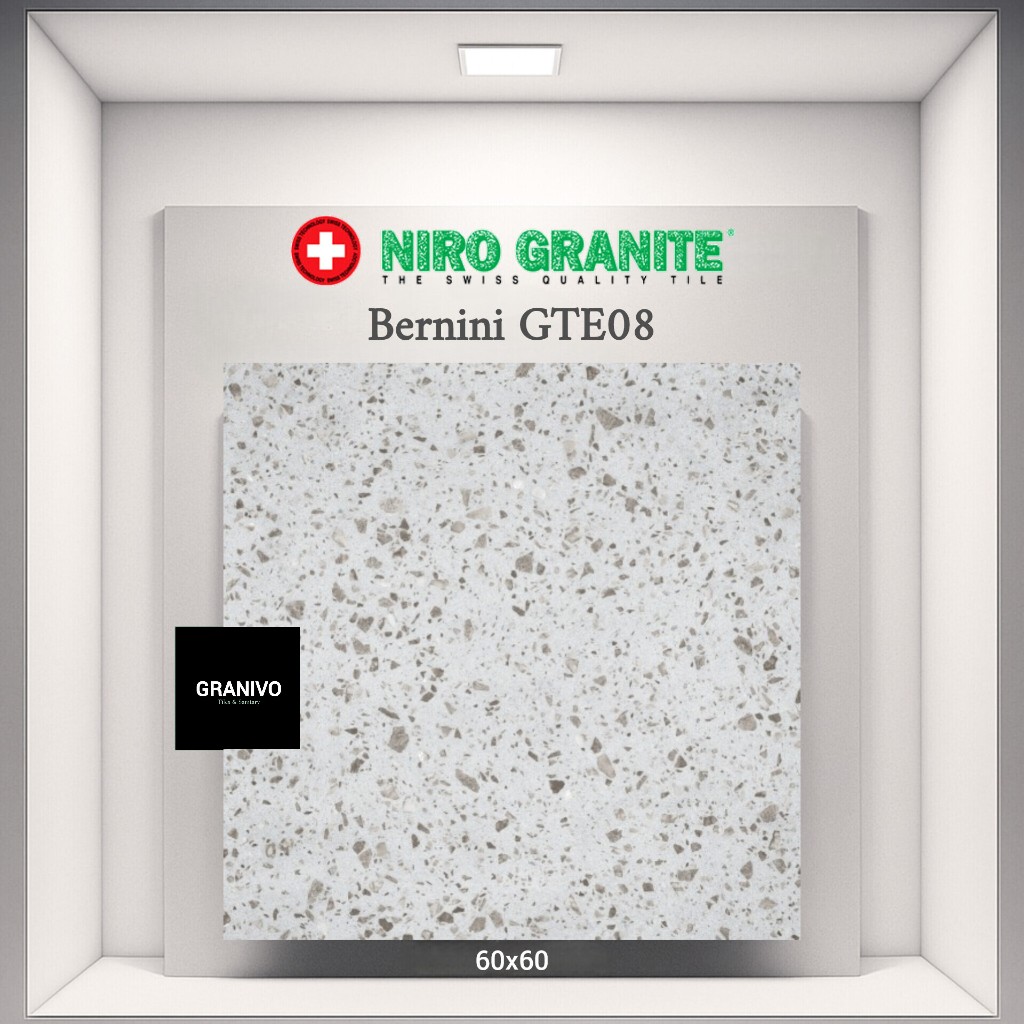 NIRO GRANITE / GRANIT TILES / TILE TERRA ARTE GTE08 / GTE 08 - BERNINI MATT / MATTE / MOTIF TRASO / 