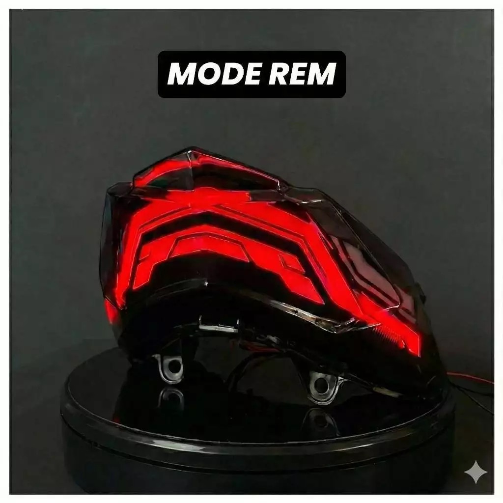 Stoplamp Lazy Leji RGB Untuk Semua Jenis Motor Custom Original