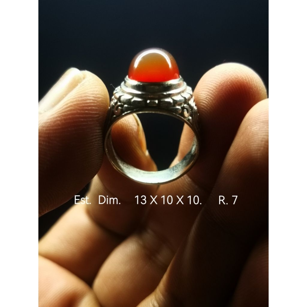 Cincin Batu Obi Nukleus Alas Merah BUKAN bacan kalimaya pirus ruby safir pandan ijo garut lumut kecu