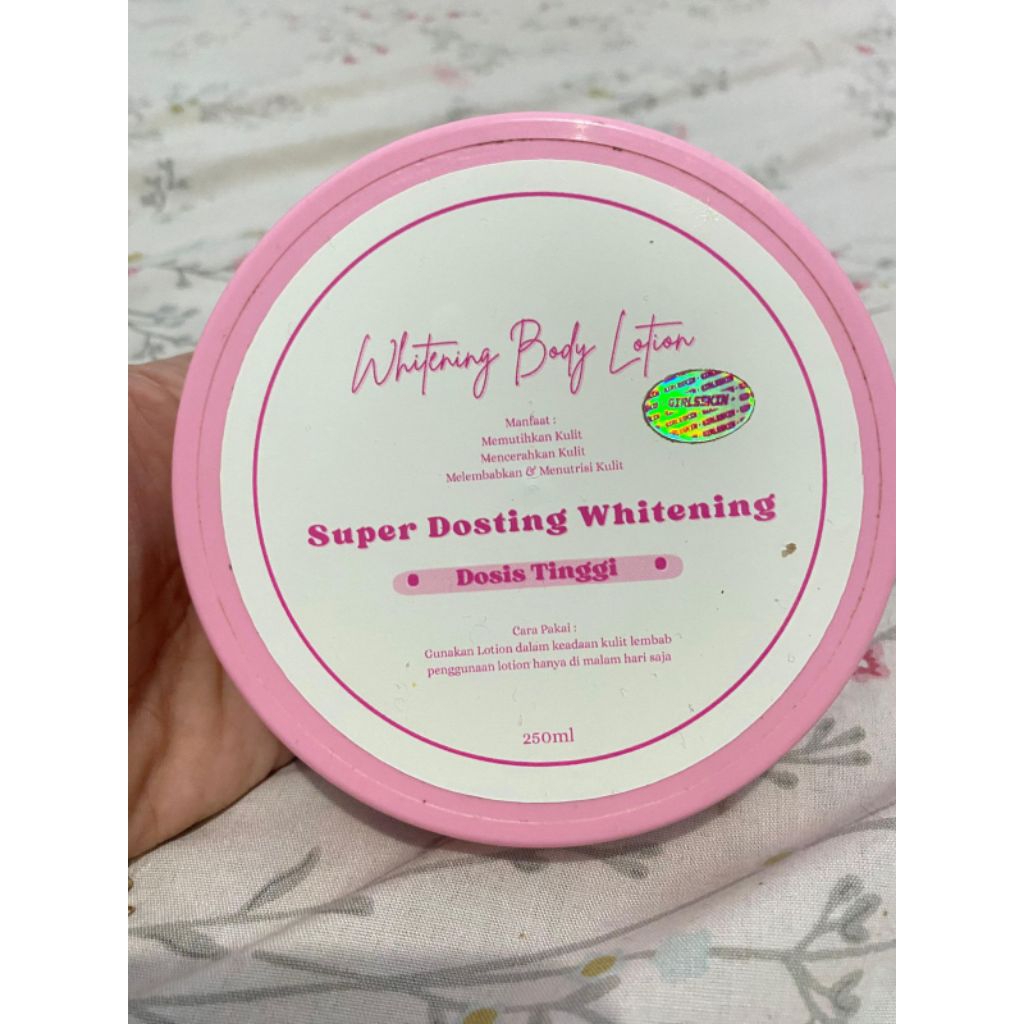 Whitening Body Lotion Dosting