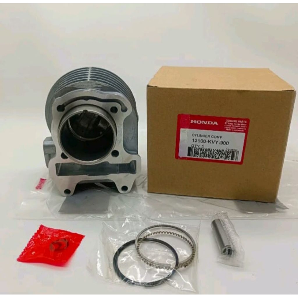 Cylinder Blok Seher Set Ring Piston Kit Honda Vario 110 Karbu / Vario 110 Techno / Vario Karbu Lama