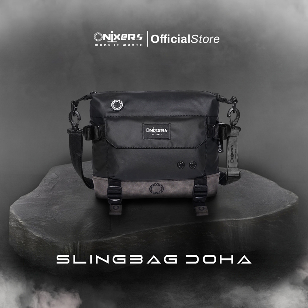 PROMO TERBARU ONIXERS DOHA SLINGBAG TAS SELEMPANG PRIA WATERPROOF