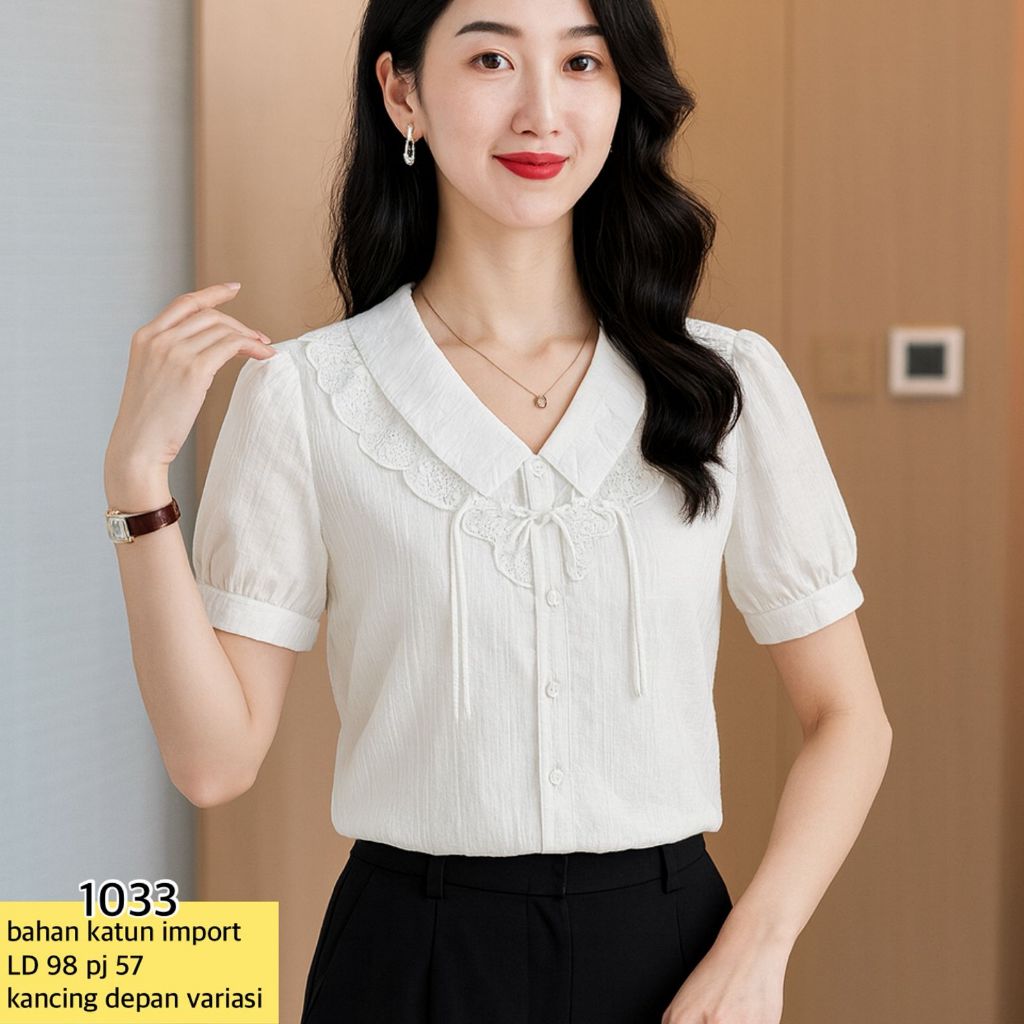 Blouse Import wanita Atasan Fashion Kekinian Atasan Katun Import Atasan Import Kekinian Atasan Katun