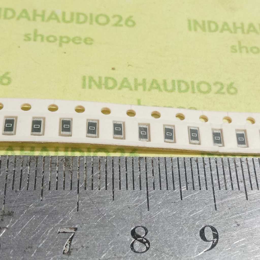 10PCS  0R 1206 1/4w chip smd resistor 0 ohm 3.2x1.6mm jumper nol ohm jamper r SHUNT