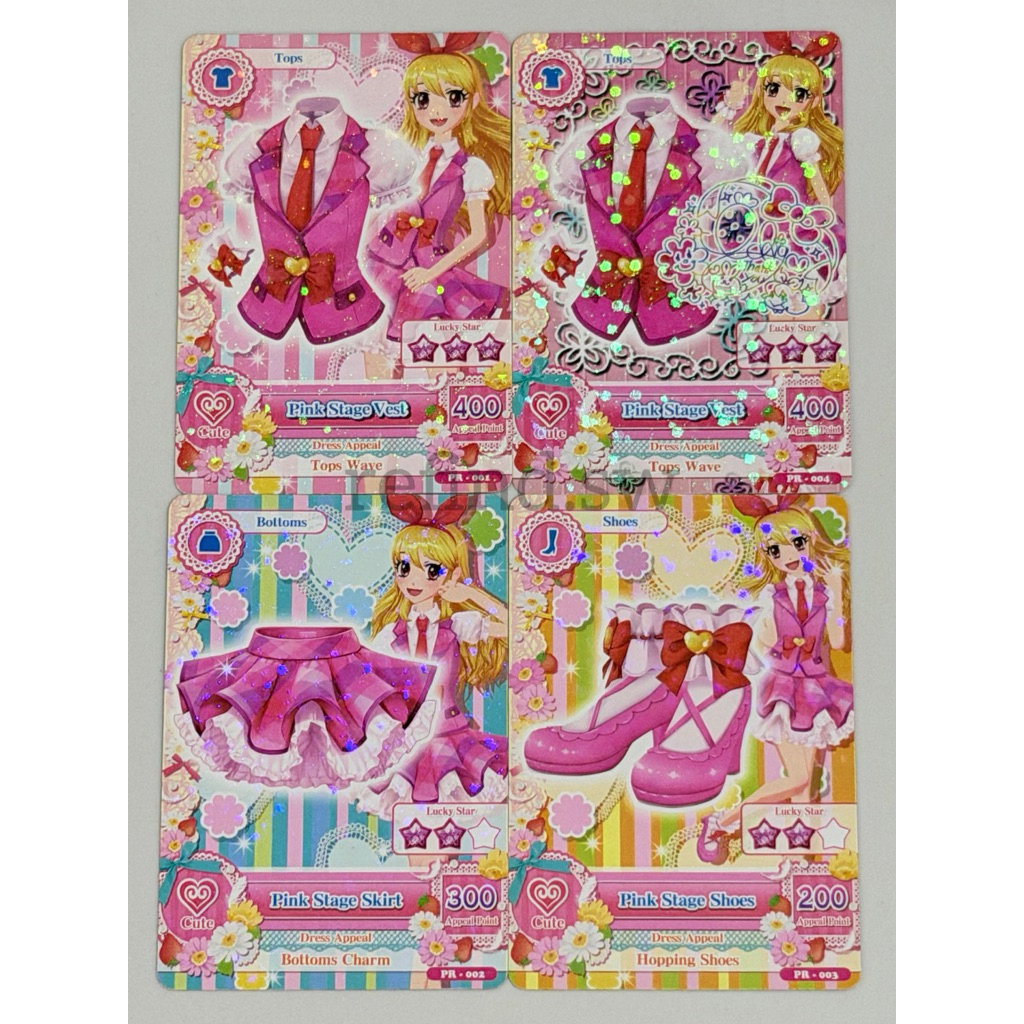 Kartu Aikatsu | Ichigo Pink Stage Coord Signed | Aikatsu Card