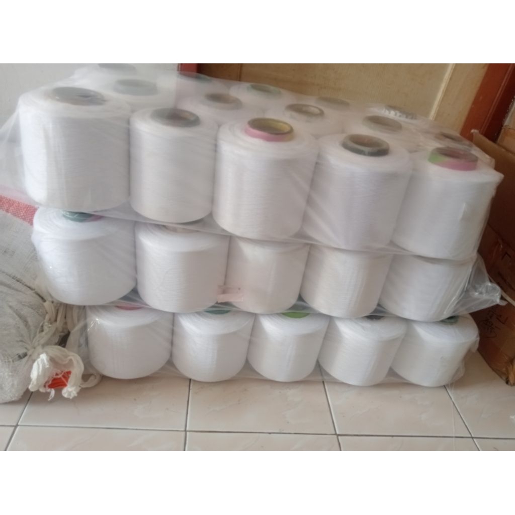 benang obras putih 1kg