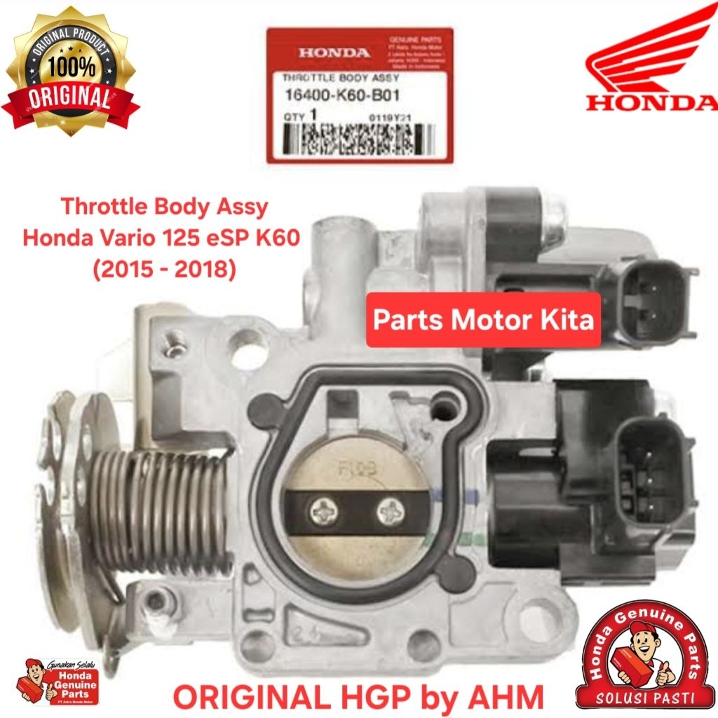 16400K60B01 Throttle Body Assy Honda Vario 125 eSP K60 (2015 - 2018)