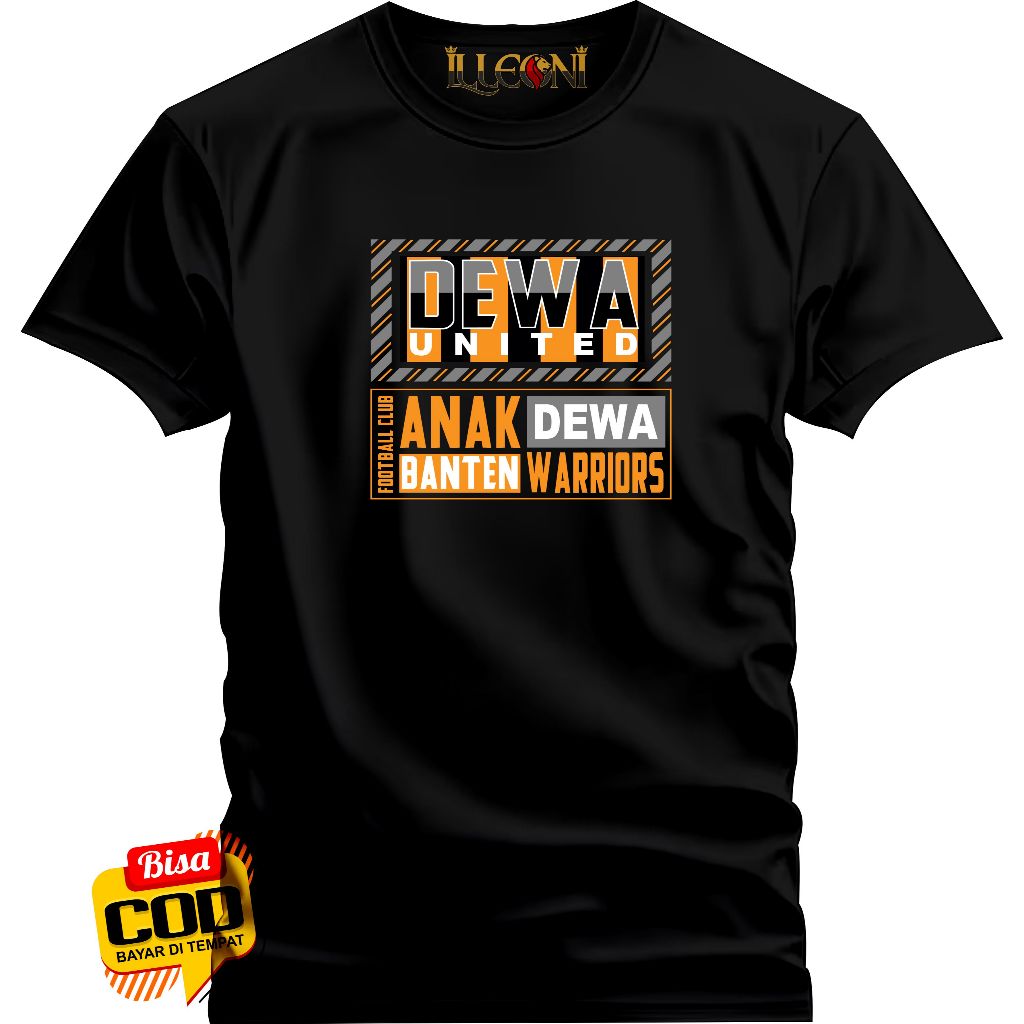 KAOS DEWA UNITED BIG SIZE (S-5XL) KAOS ANAK DEWA / KAOS BANTEN WARRIORS DEWA UNITED