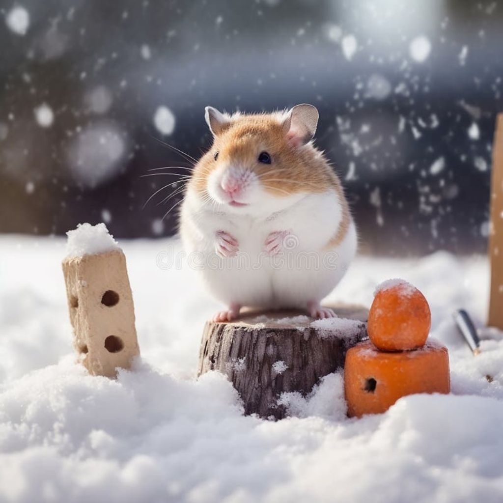 Hamster Winter white argente sapphire tiger jinak