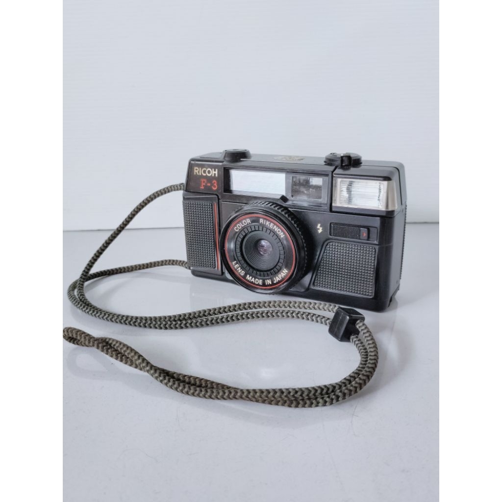 Kamera analog vintage Ricoh F-3 japan camera photo film classic kamera pocket manual lawas berfungsi