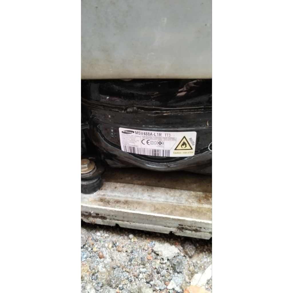 kompresor kulkas MSV488A-L1R TT3 kulkas samsung inverter copotan ori