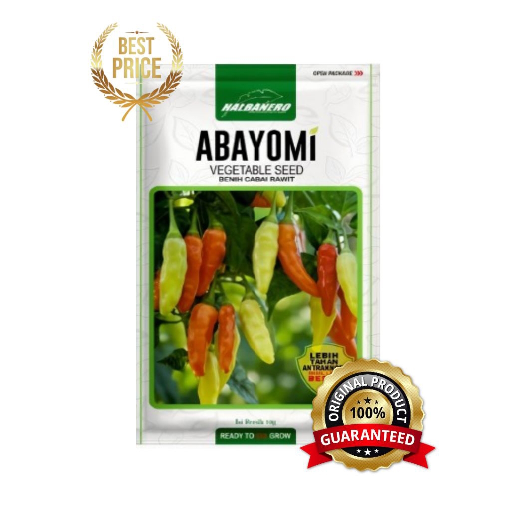 Benih Cabai Rawit ABAYOMI Original - HALBANERO