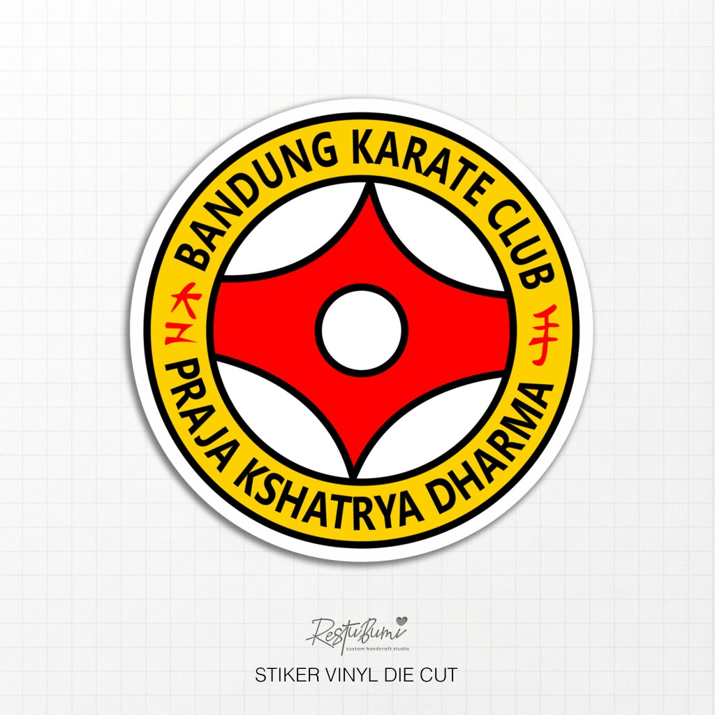 STIKER BKC BANDUNG KARATE CLUB