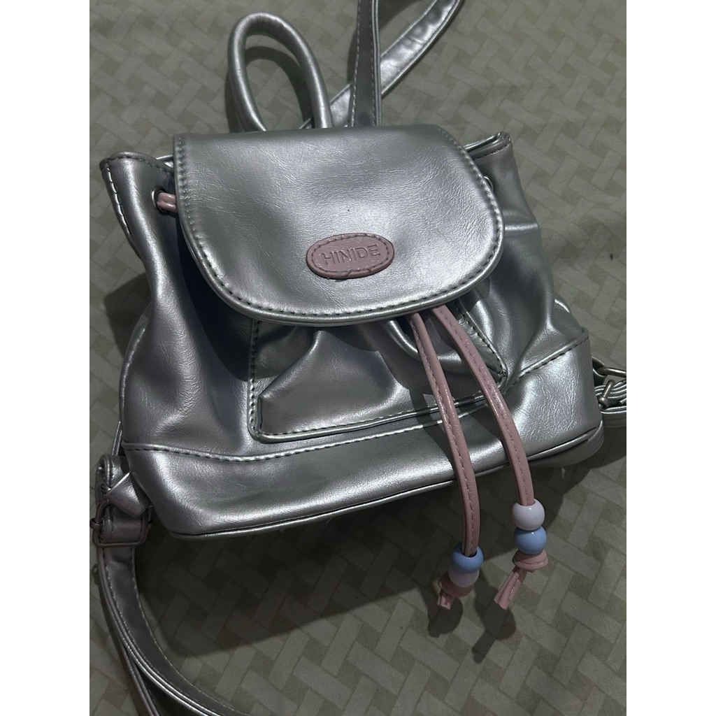 preloved tas mini silver