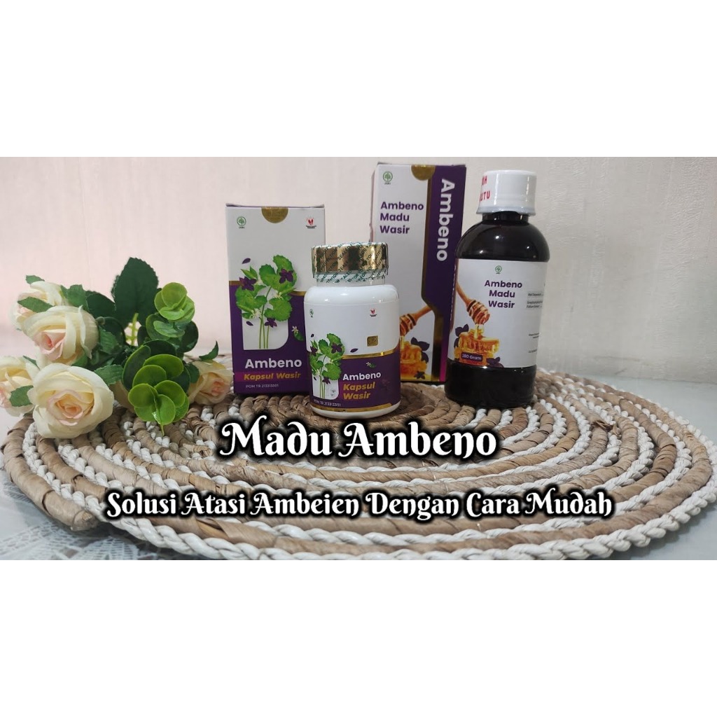 Ambeno Madu Penyembuh Ambeien dan Obat Wasir Ambeno Original Salep Wasir Sabun Ambeien Original