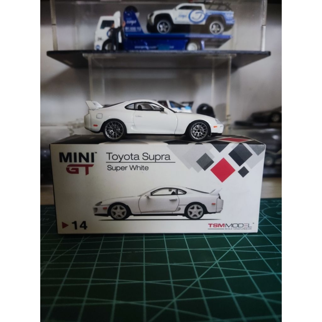 MINI GT Toyota Supra Super White