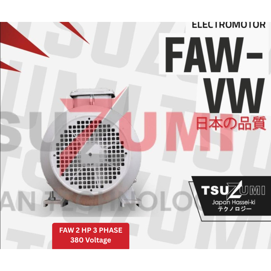 Dinamo Motor Listrik FAW-VW 2HP 3 Phase 1420 RPM 220V Full Tembaga Kompresor Mesin / Dinamo Penggera