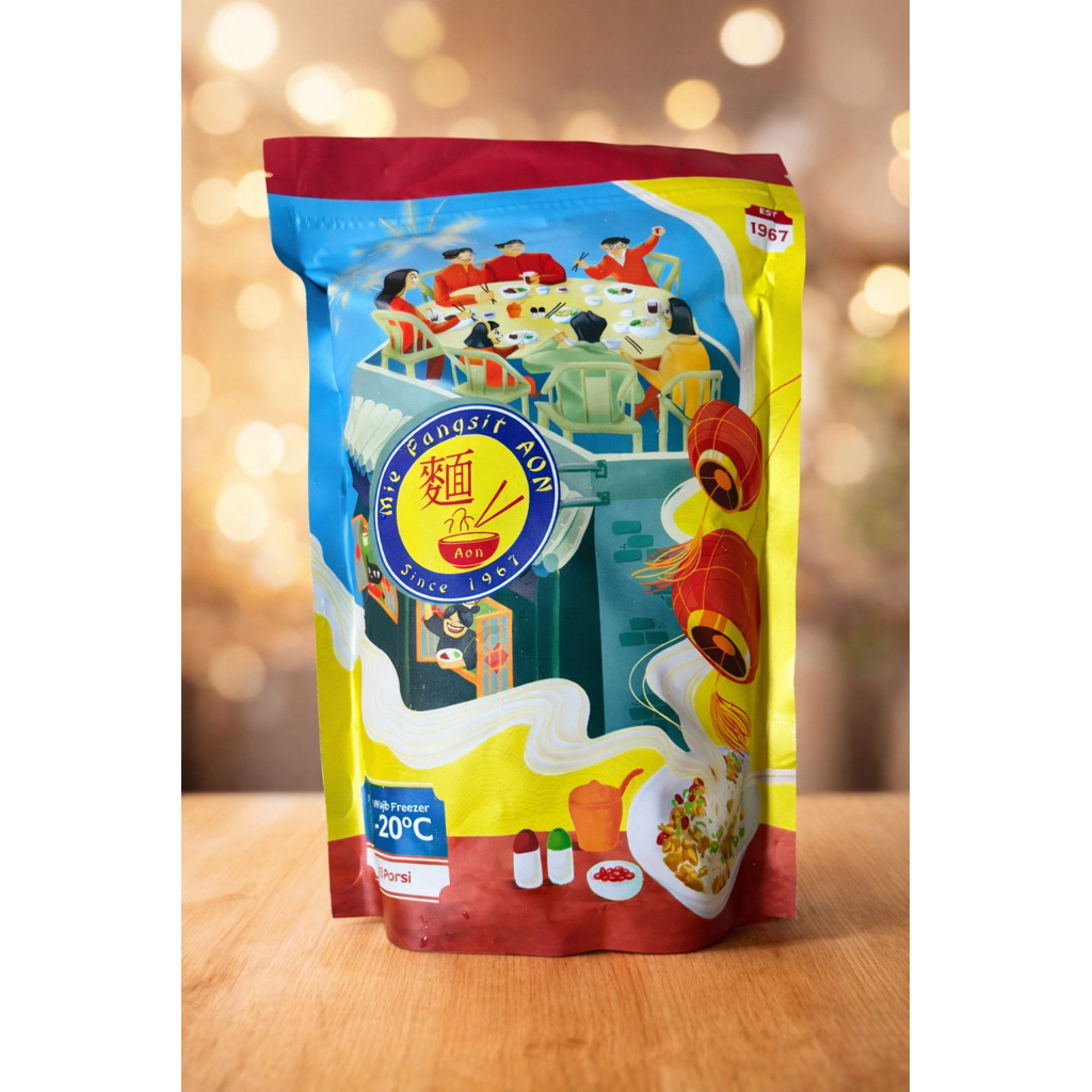Mie Pangsit Frozen Aon Medan / Mie Pangsit Aon Medan / Mie Pangsit Non Halal Medan / Mie Pangsit Bes