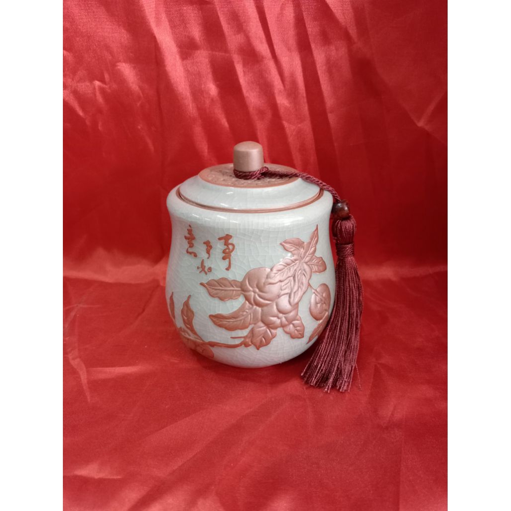 toples keramik model retak1000 bunga timbul