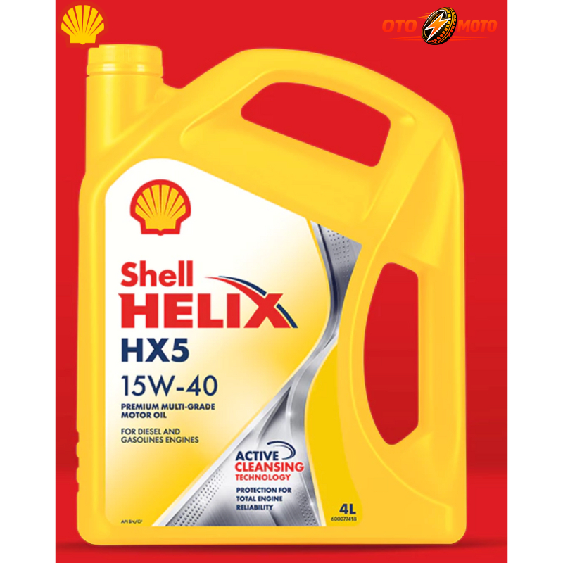 Oli Mobil SHELL HELIX HX5 15W40 4 LITER