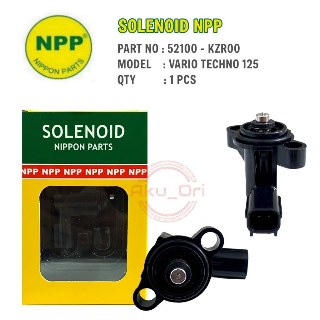 SENSOR SOLENOID VARIO 125 (KZR) NPP sensor selenoid choke switch langsam IACV vario techno 125