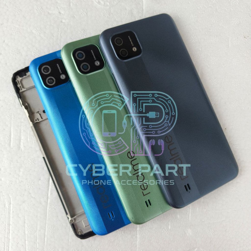 Backdoor Casing Housing Realme C20 RMX3063 RMX3061 Tutup Belakang + Frame Lcd