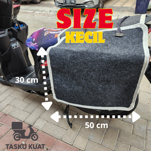 Bronjong Motor PERMADANI Tas Bronjong Motor Ukuran 50 cm Kain Permadani Tebal untuk Kurir dan Angkut