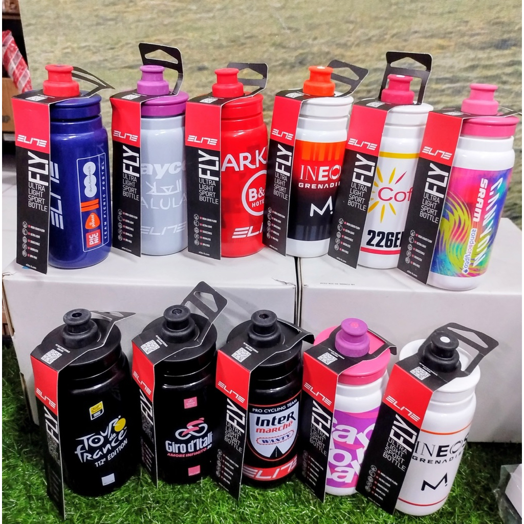 BOTOL / BOTTLE / BIDON MINUM SEPEDA ELITE FLY TEAM 2025 Water Bottle Bidon 550ml - Botol Minum Seped