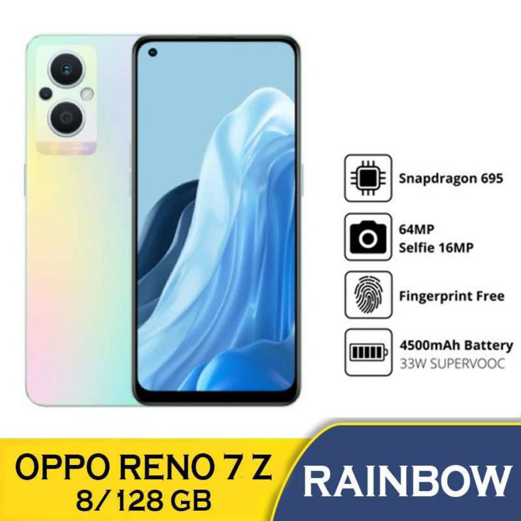 OPPO RENO 7 Z 5G 8/128 GB SMARTPHONE GARANSI RESMI
