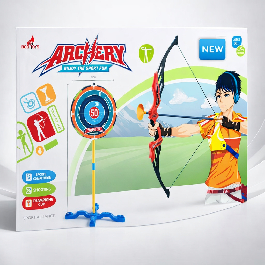 Mainan Panah Archery Besar - Mainan Panahan + Papan sasaran