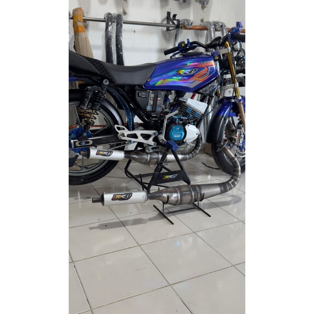 Knalpot rx king kolong DRAG RR27 EXHAUST