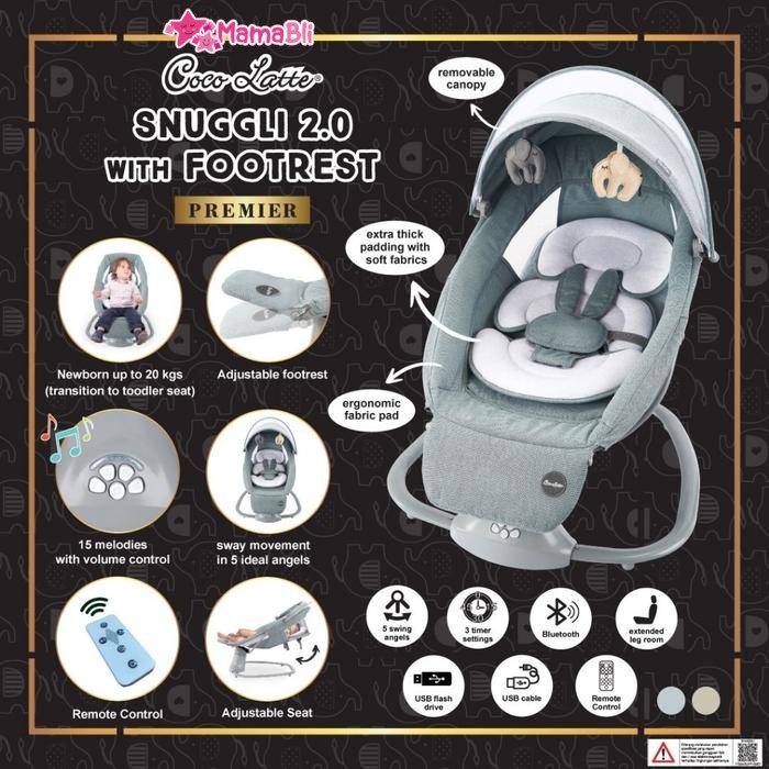 Bouncer Cocolatte Weeler Snuggli Elektrik /Swing Cocolatte Weeler /Patio /Loungez /Cocolatte Snuggli