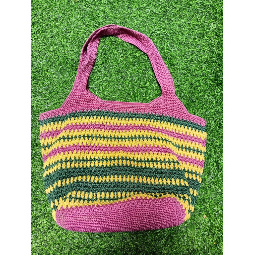 (preloved) dowa shoulder bag rajut