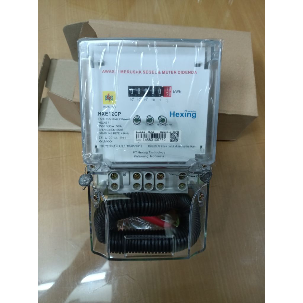 KWH Meter 1phase HEXING 5(40)A HXE12CP Analog