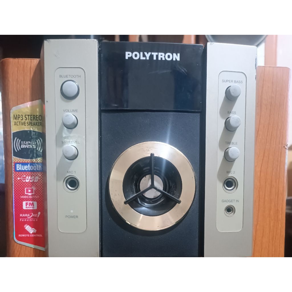 Tone Control Set Panel Polytron XBR PAS 79 BU Bluetooth Lepasan Unit Normal & Segel