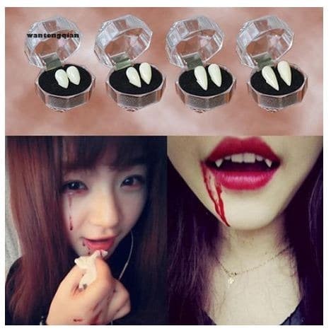 PROMO MURAH Gigi Taring Halloween / Gigi Taring Palsu Vake Halloween / Gigi Drakula