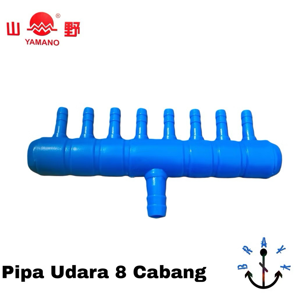 Pembagi udara aerator air divider aerator spliter kran aerator 6/8 cabang