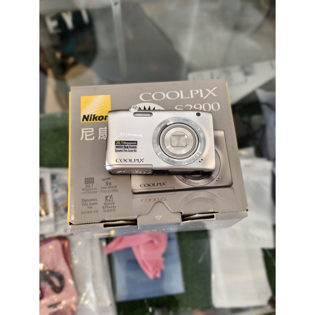 kamera digital digicam nikon coolpix s2900 silver
