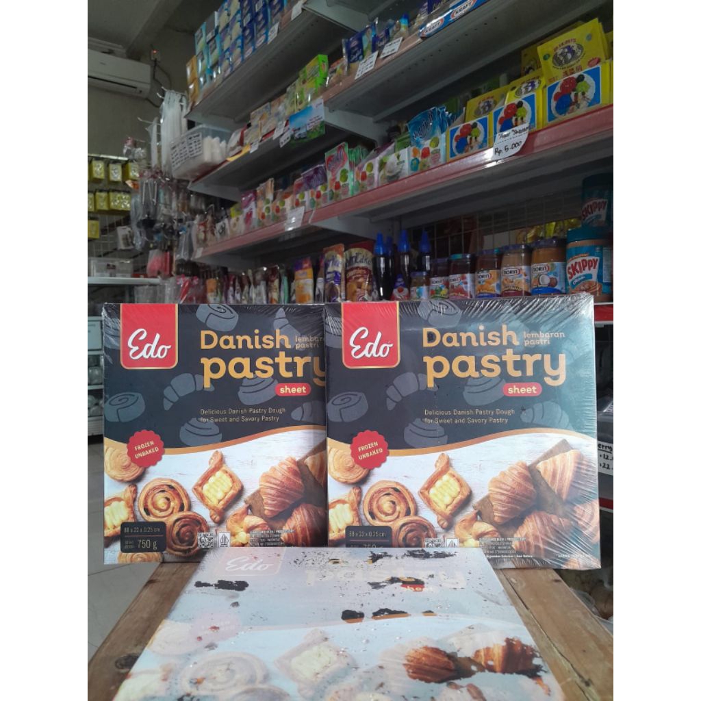 Edo Danish Pastry Sheet Kemasan 750gr | Danish Pastry | Edo Danish
