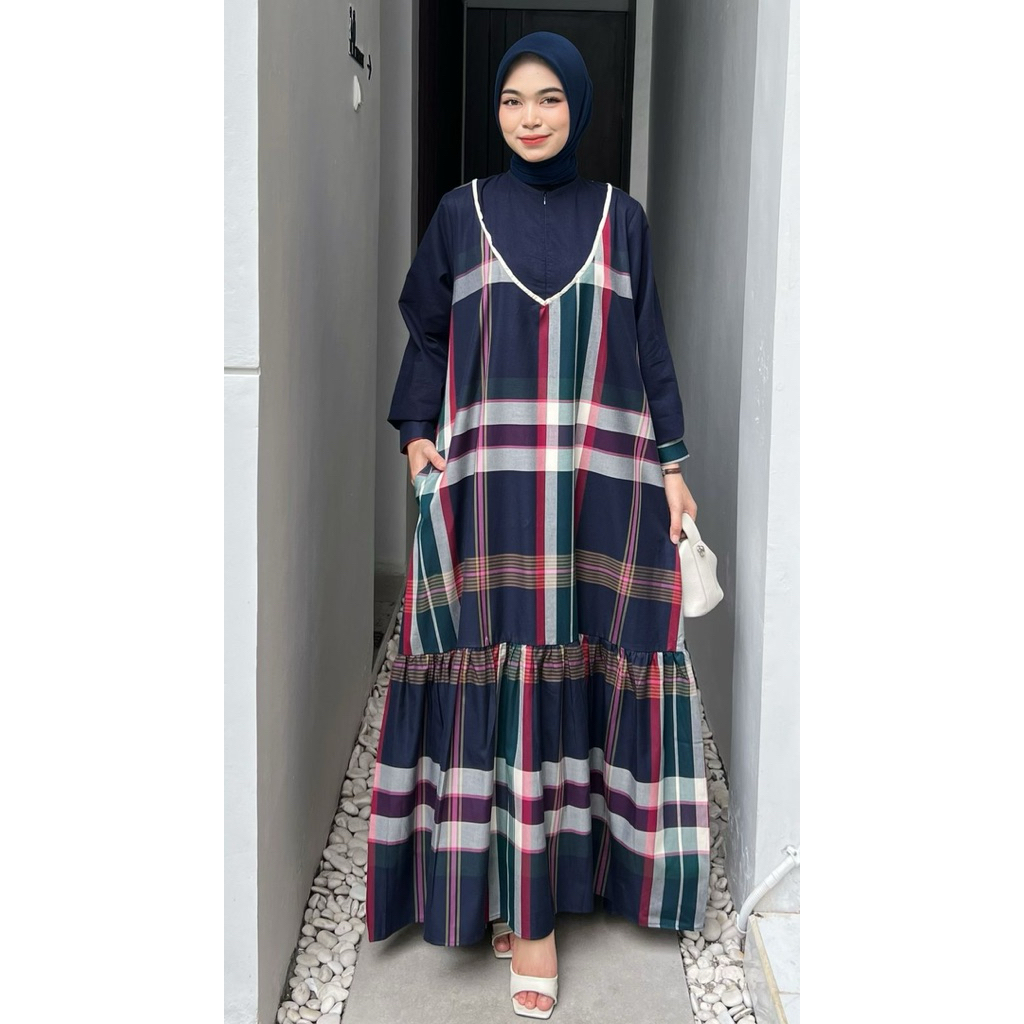 Aminah Dress Athayaa Daily Gamis wanita original / gamis athayaa / athayaa