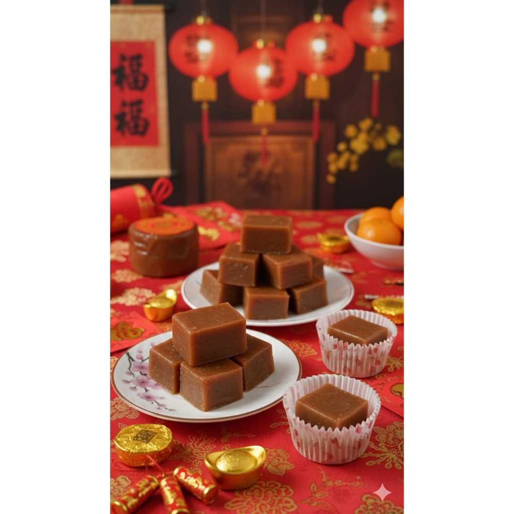 Kue Keranjang Nian Gao Thiam Pan Dodol Cina Sari Ayu Asli Belitung .