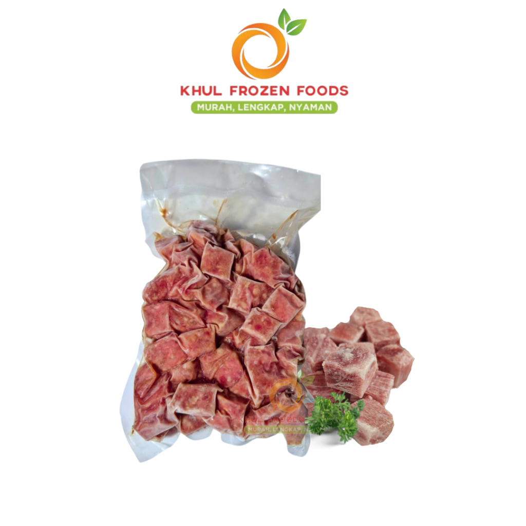 Saikoro Beef Cube 500gr / SAIKORO / Saikoro mess / Saikoro potongan random / Daging wagyu meltique /