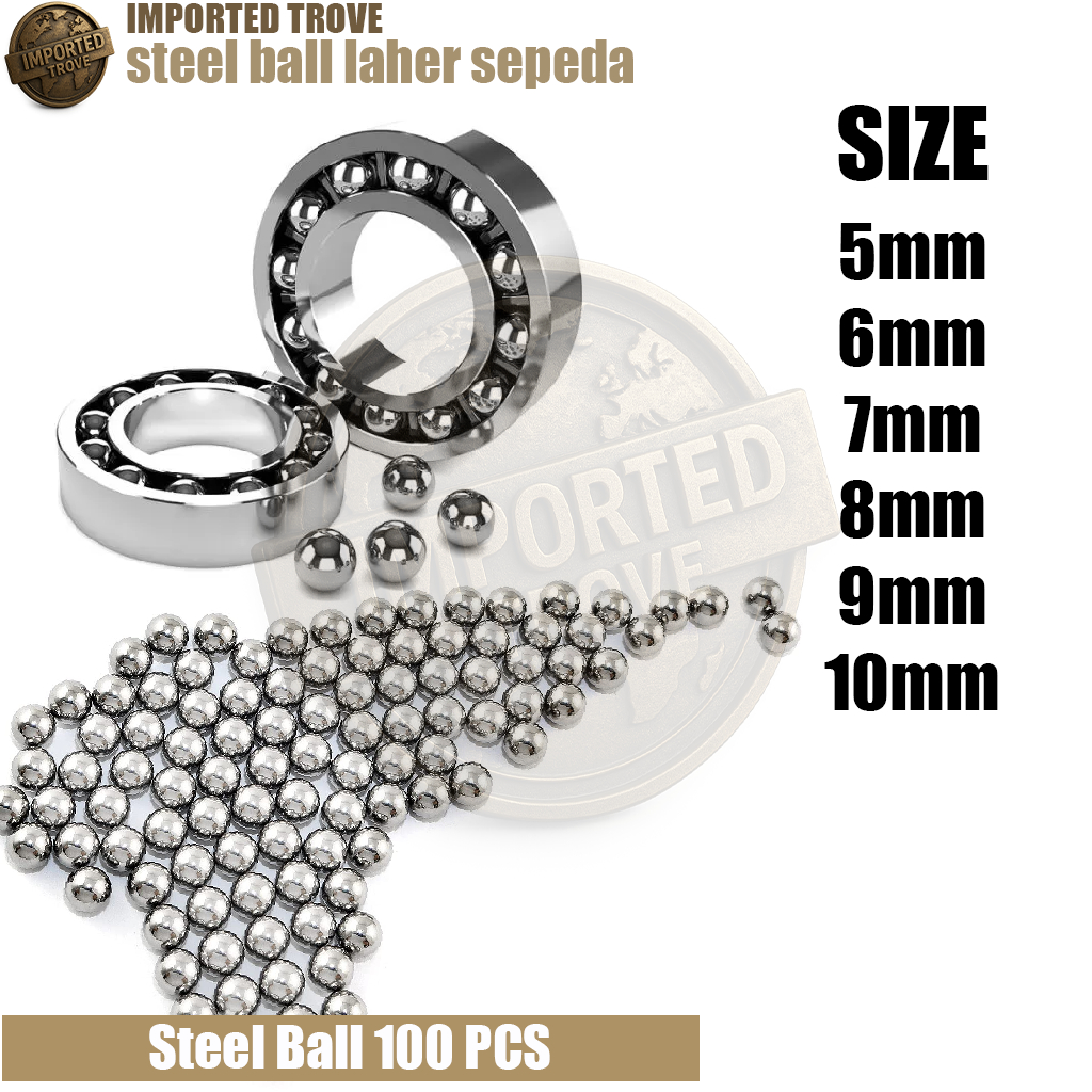 Yernea Bola Besi Steel Ball Bearing, Bola Lahar Klehar Klaker, Gotri Peluru Ketapel Slingshot, Steel