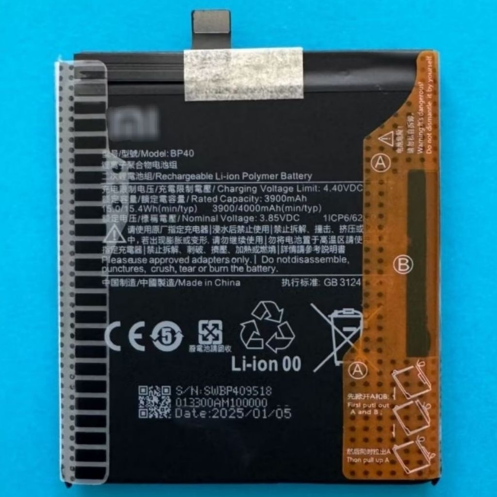 Batre Baterai HP XMI Mi 9T / Mi 9T PRO Model Kode Battery Batrei BP40 BP-40